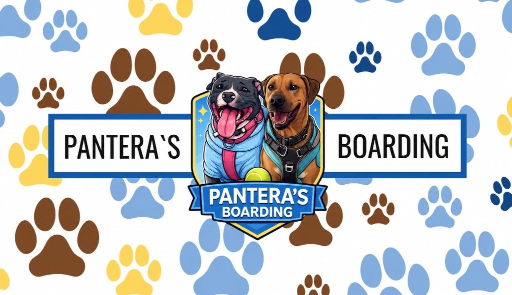 Pantera's Boarding official business card front